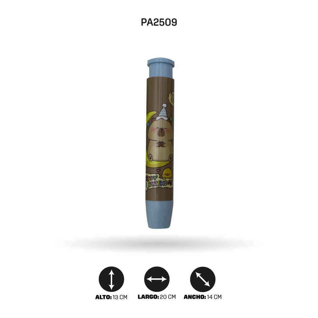 BORRADOR CAPYBARA 4 COLORES BD-6213 [PAC4634]