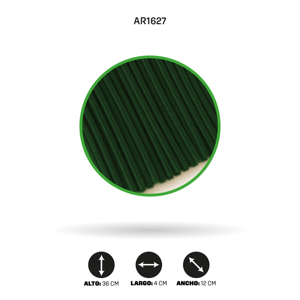 CHELINES COLORES VERDE OSCURO A036BOLSA X100 [PAC5374]