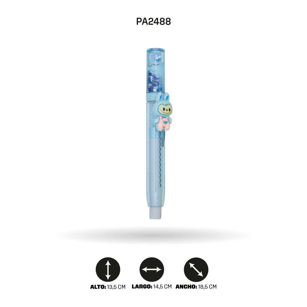BORRADOR DE BOLELE, 4 MOTIVOS LS-9221B DISPLEY x 24 [PAC4629]