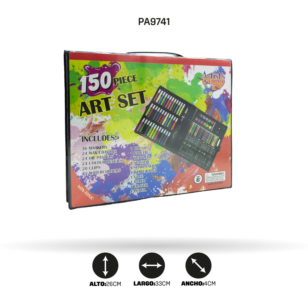 JUEGO DE ARTE 150PCS