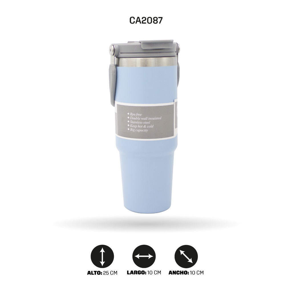 TERMO PARA CARRO FRIO Y CALIENTE O TERMICO 900ML 3 COLORES [PAC4296]