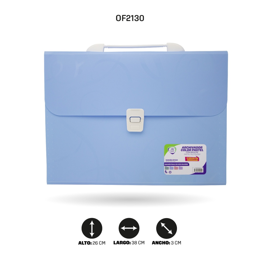 ARCHIVADOR AH ROYAL 5511 FC 13BOLSILLOS,65MIC [PAC4787]