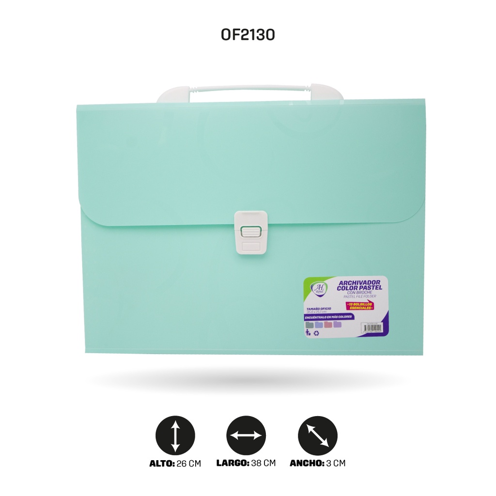 ARCHIVADOR AH ROYAL 5511 FC 13BOLSILLOS,65MIC [PAC4787]