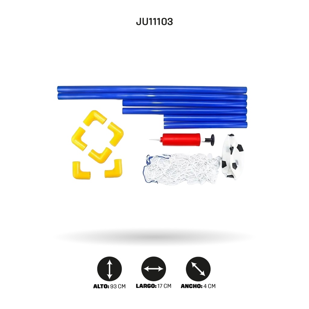 PORTERIA DE FÚTBOL PARA NIÑOS DE 61 CM [777-005]