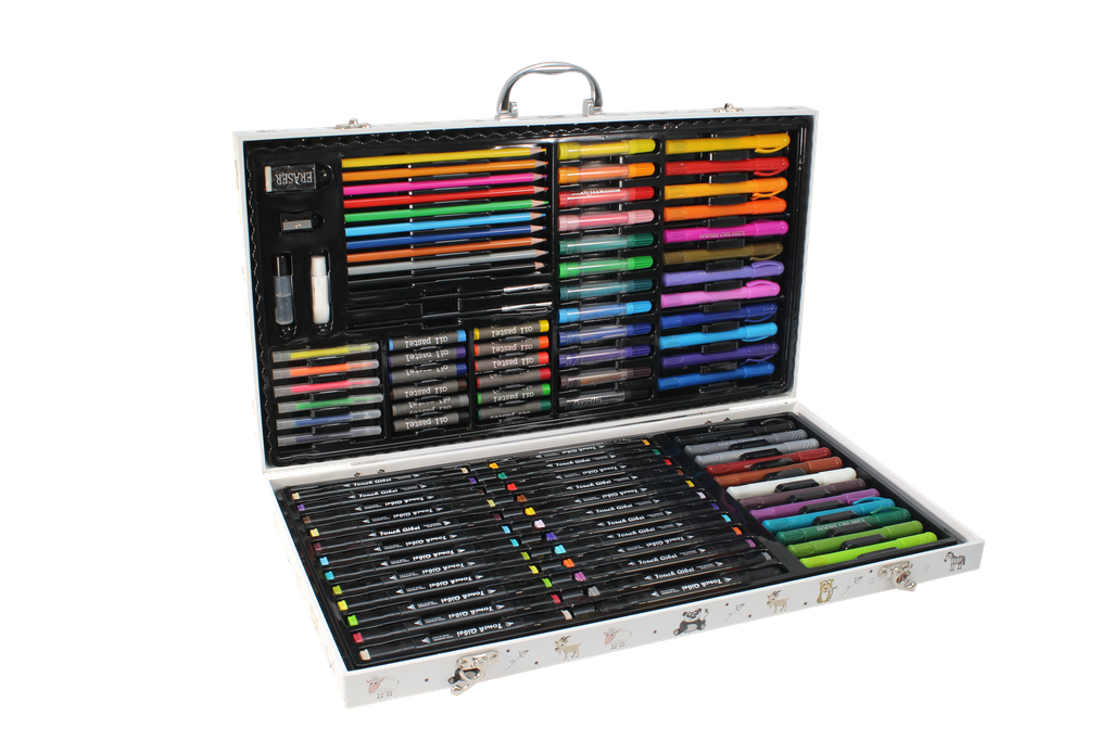 SET DE ARTE CAJA DE ANIMALES  104PCS