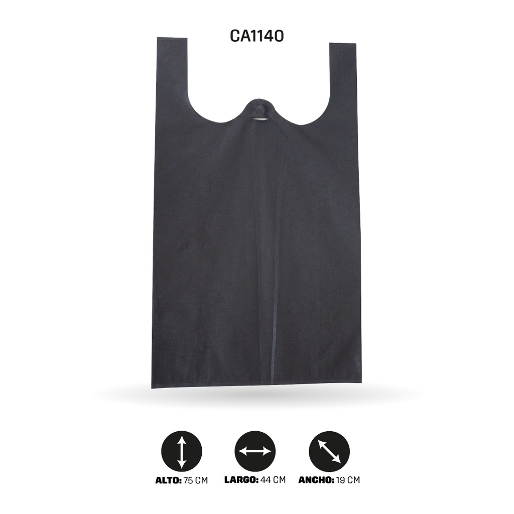 BOLSA DE CHALECO CON ORIFICIO EN OREJAS 44x75x19CM [PAC4367]