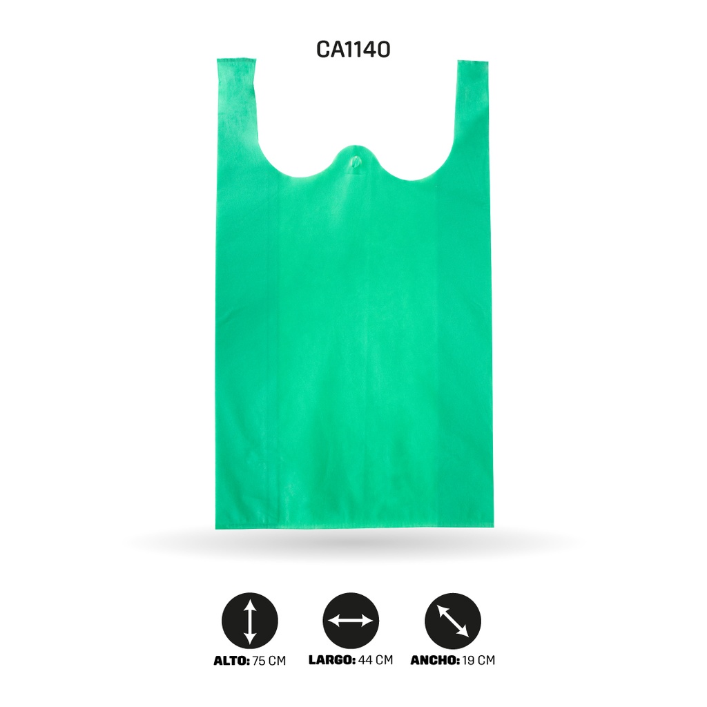 BOLSA DE CHALECO CON ORIFICIO EN OREJAS 44x75x19CM [PAC4367]