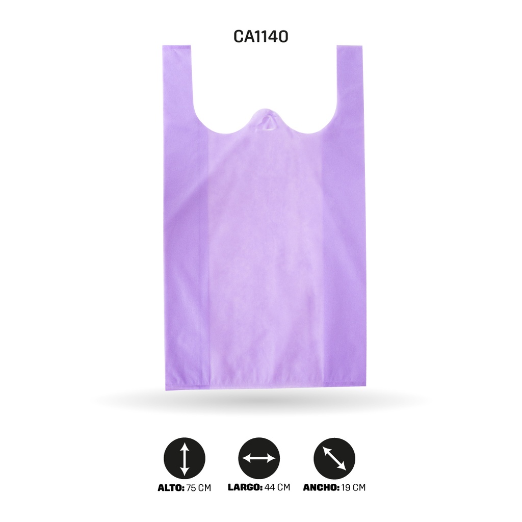 BOLSA DE CHALECO CON ORIFICIO EN OREJAS 44x75x19CM [PAC4367]