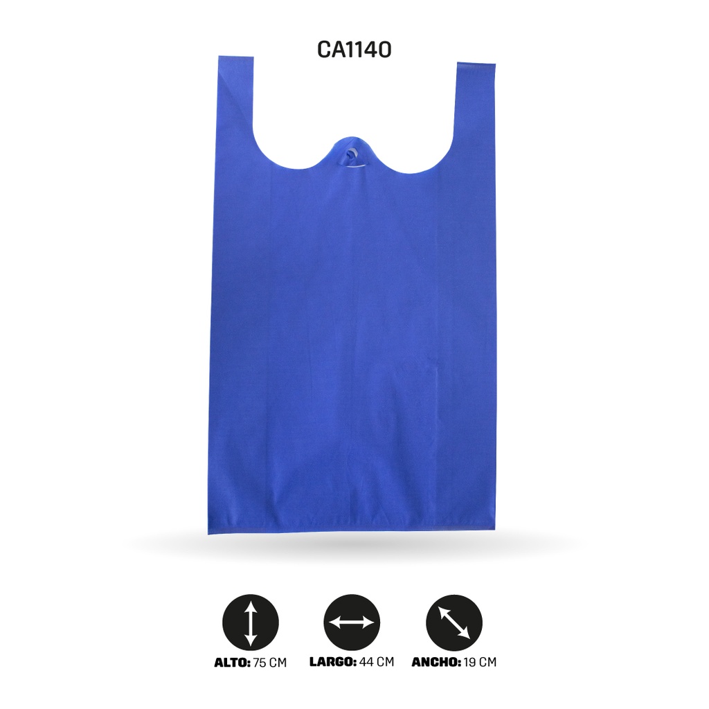 BOLSA DE CHALECO CON ORIFICIO EN OREJAS 44x75x19CM [PAC4367]