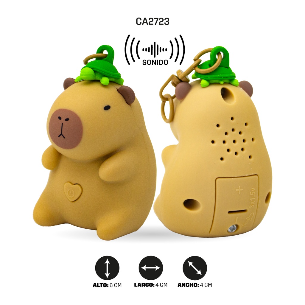 LLAVERO CON VOZ AB-9201 VERDE Y CAFE [PAC5831-PAC5832]