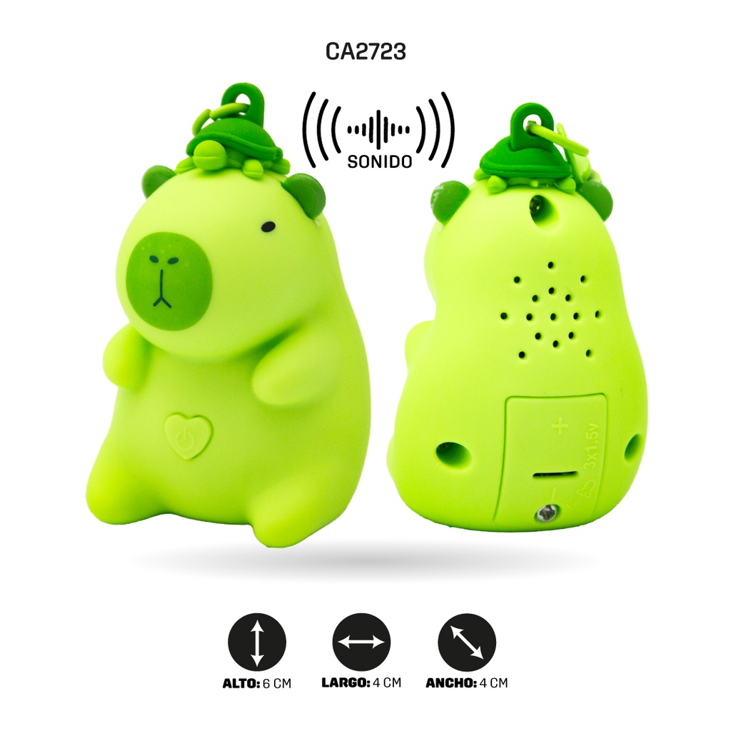 LLAVERO CON VOZ AB-9201 VERDE Y CAFE [PAC5831-PAC5832]