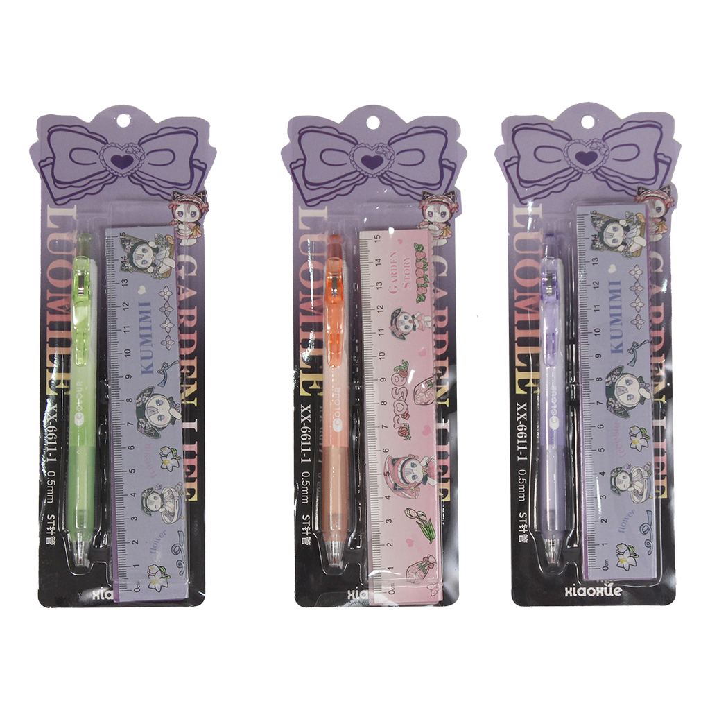 SET DE LAPICERO +REGLA PQTE DE 24 UND [PAC3099]