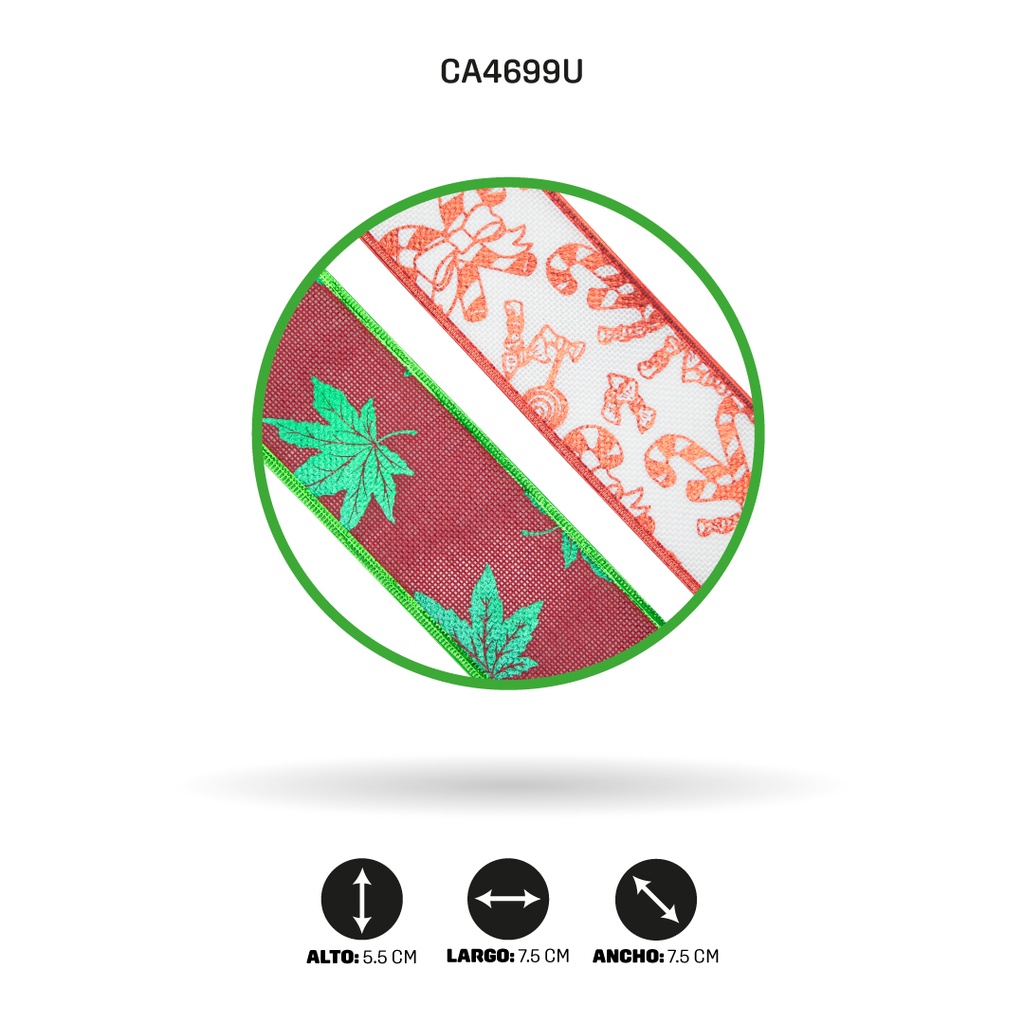 CINTA DECORACION 3 YARDASx6CM [PAC3691]