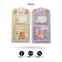 AGENDA Y PAPEL DE NOTAS ADHESIVAS CAPYBARA 70x78mm XQ-62501 [PAC5821]