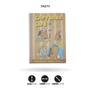 AGENDA ARGOLLADA DE CAPYBARA 175x250MM XX-18001 [PAC5815]