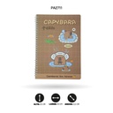 AGENDA ARGOLLADA DE CAPYBARA 175x250MM XX-18001 [PAC5815]