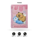 AGENDA PASTA DURA CAPYBARA  A5-4000-3 [PAC5772]