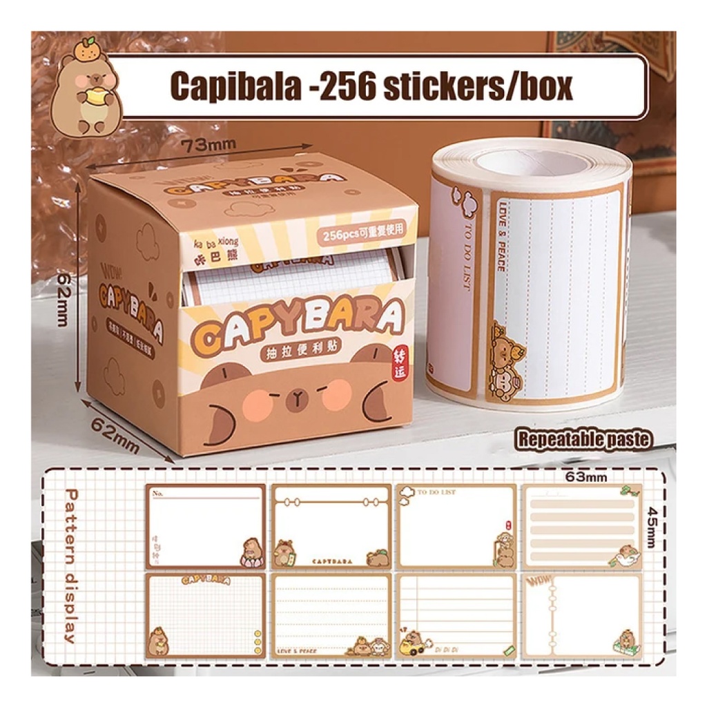 ROLLO ETIQUETA PARA MARCA CUADERNOS DE CAPYBARA XX-1715 [PAC5805]