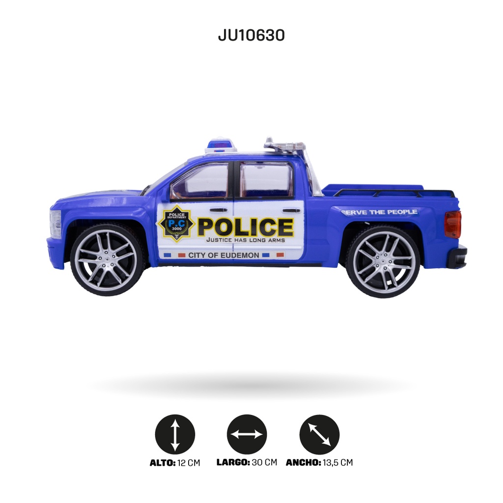 COCHE DE POLICÍA DE FRICCIÓN [9238]