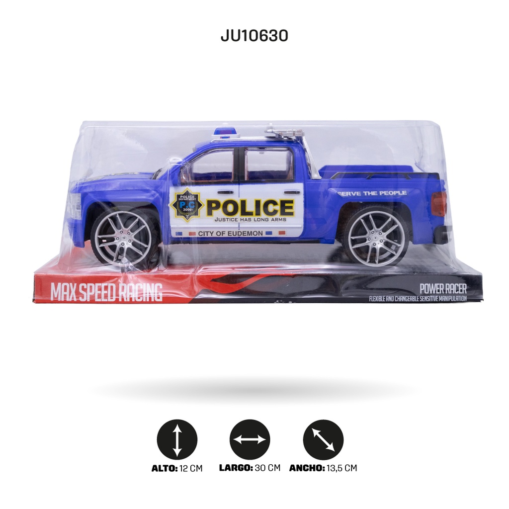 COCHE DE POLICÍA DE FRICCIÓN [9238]