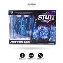 CARRO TRASLÚCIDO RADIO CONTROL DE CINCO VÍAS, CON USB [DH666-91B]