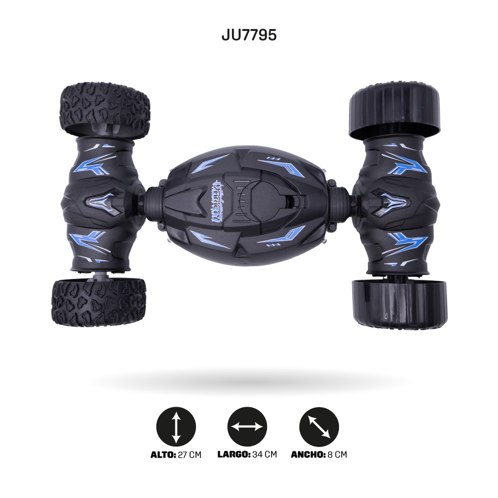 COCHE ACROBACIAS RADIOCONTROL 2,4 G CON CABLE USB [771-1]