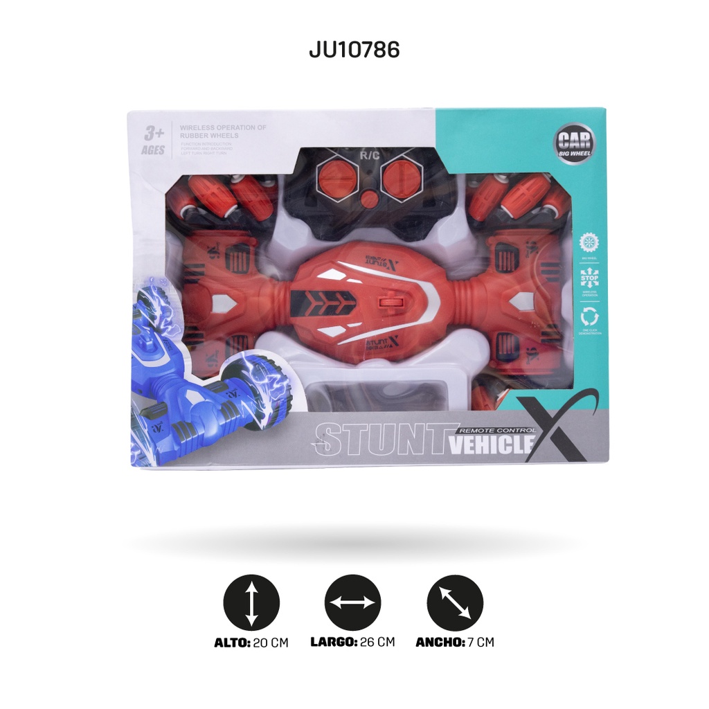 COCHE RADIOCONTROL 2.4G 9 FUNCIONES, CON LÍNEA USB [CK918-17]