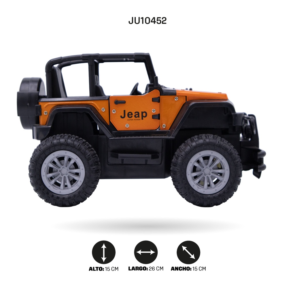 COCHE DE TRAVESÍA FUNDIDO A PRESIÓN CON RADIO CONTROL DE 4 FUNCIONES, CON LÍNEA USB [690]