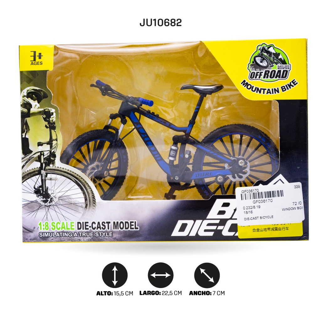 BICICLETA CON AMORTIGUADOR DE ALEACIÓN MOUNTAIN ZONE [338]