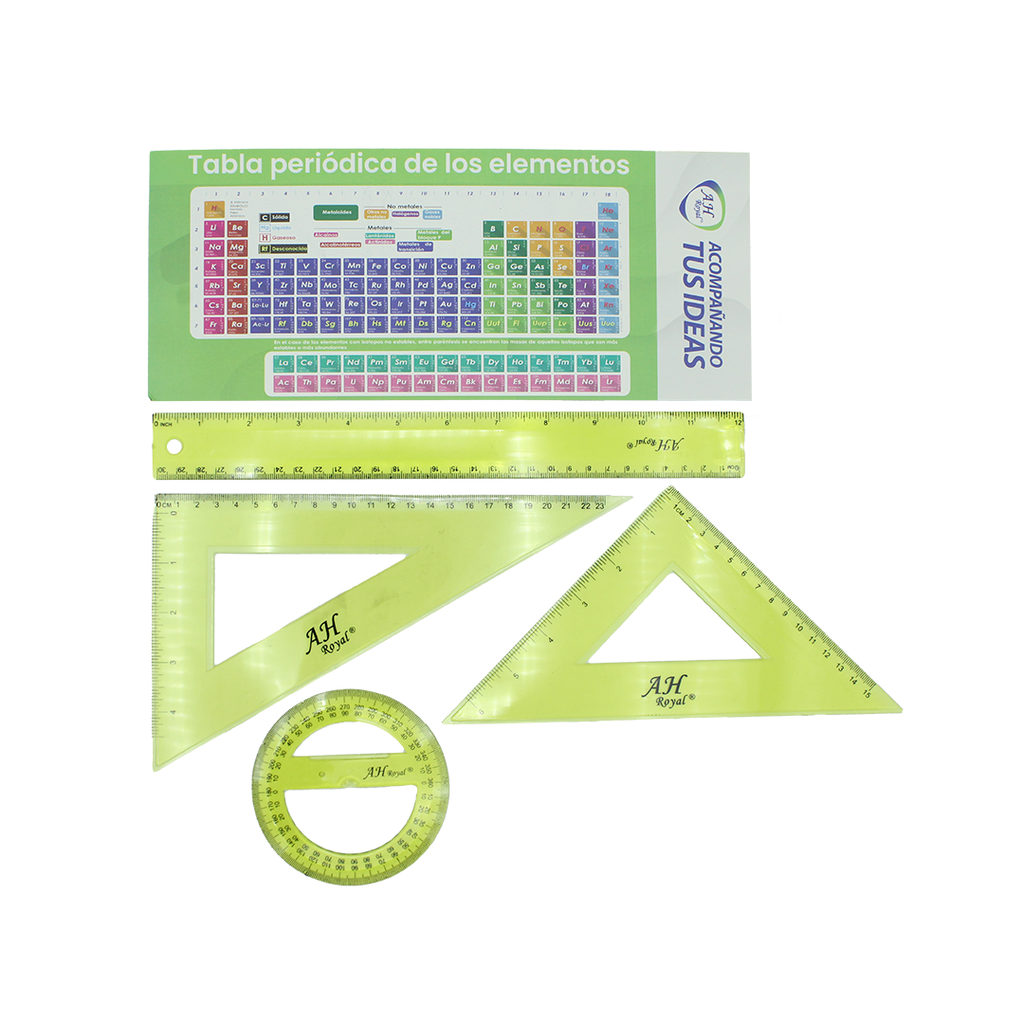 JUEGO GEOMETRICO AH ROYAL CON TABLA PERIODICA [PAC2138-PAC10044]