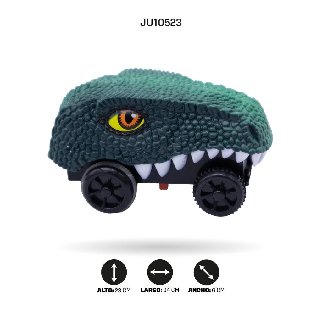 KIT DE VÍA ELÉCTRICA DINOSAURIO  [888-70]