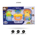 SET SONAJEROS BEBÉS X3 PZS [8303A]