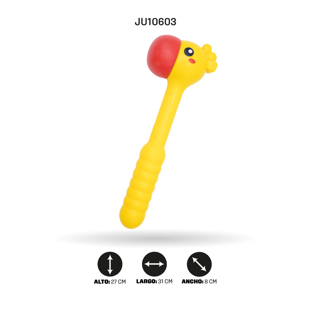 PIANO PARA BÉBES CON MÚSICA Y MARTILLO INTERACTIVO [6333]