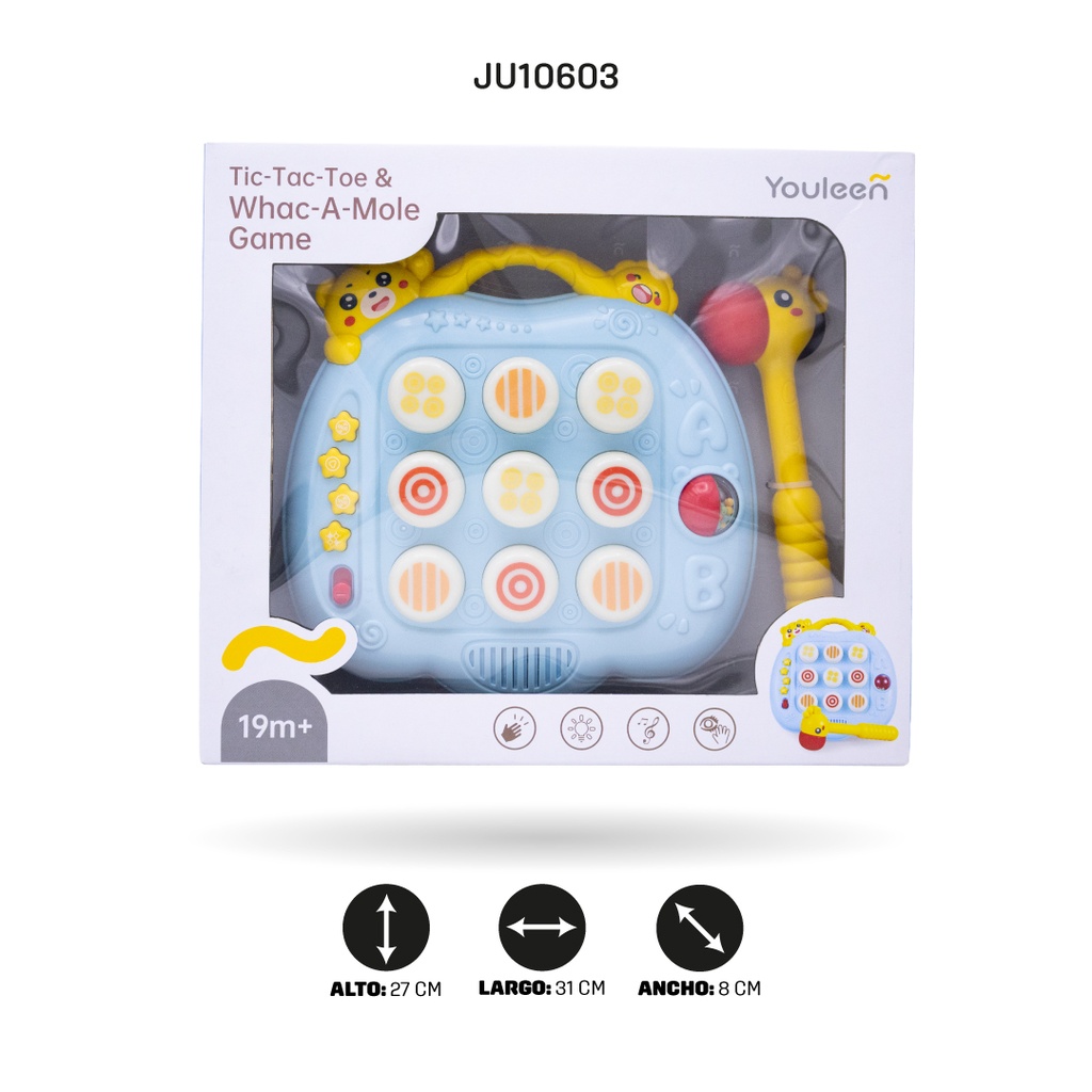 PIANO PARA BÉBES CON MÚSICA Y MARTILLO INTERACTIVO [6333]