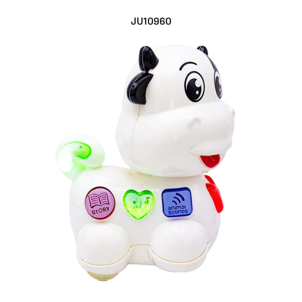 JUGUETE DE VACA CON LUZ Y SONIDO[8398-3A]