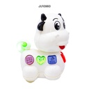 JUGUETE DE VACA CON LUZ Y SONIDO[8398-3A]