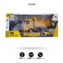 1:24 CAMIÓN DE INGENIERÍA DE RADIO CONTROL DE CUATRO VÍAS CON CABLE USB [716-6]