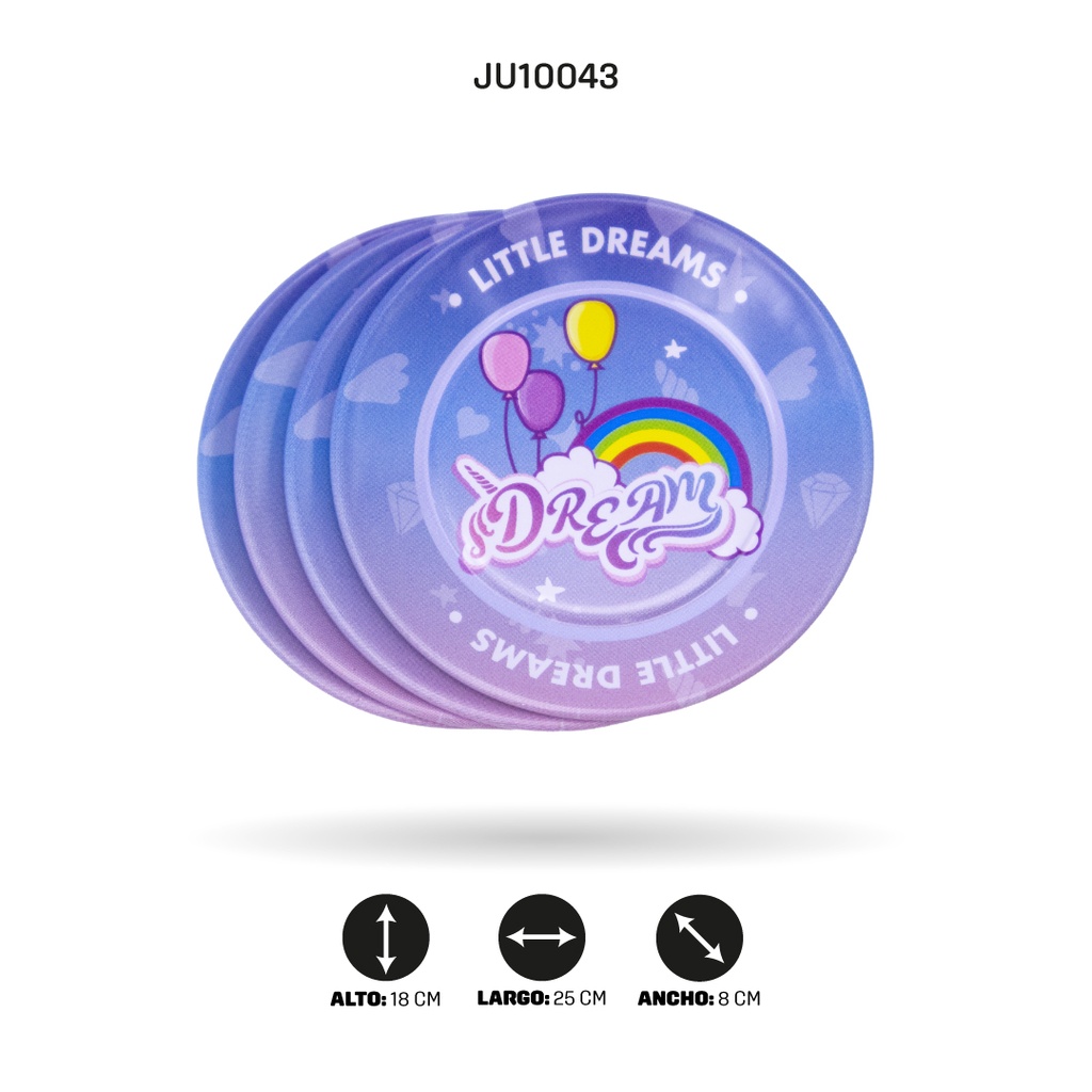 JUEGO DE TÉ ESTAMPADO 15 PIEZAS [996-5C]