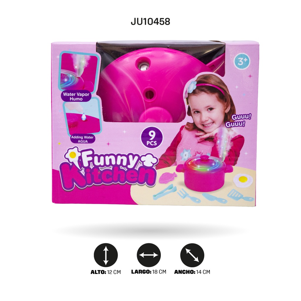 SET DE OLLA A VAPOR CON ACCESORIOS [018-73]