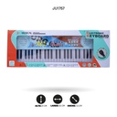 TECLADO (AZUL CIELO) CON MICRÓFONO CABLE DE ALIMENTACIÓN USB [BX-1687]