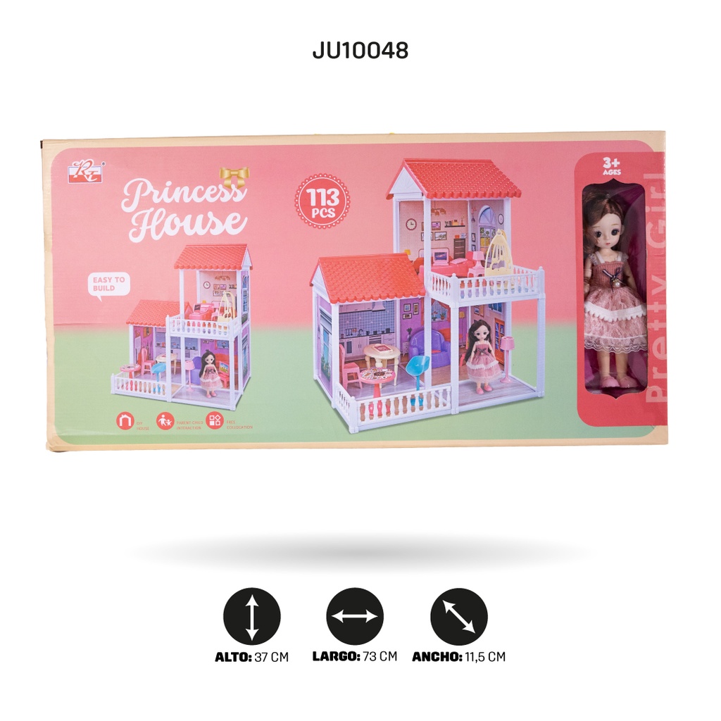 CASA DE MUÑECAS CON ACCESORIOS  [907]