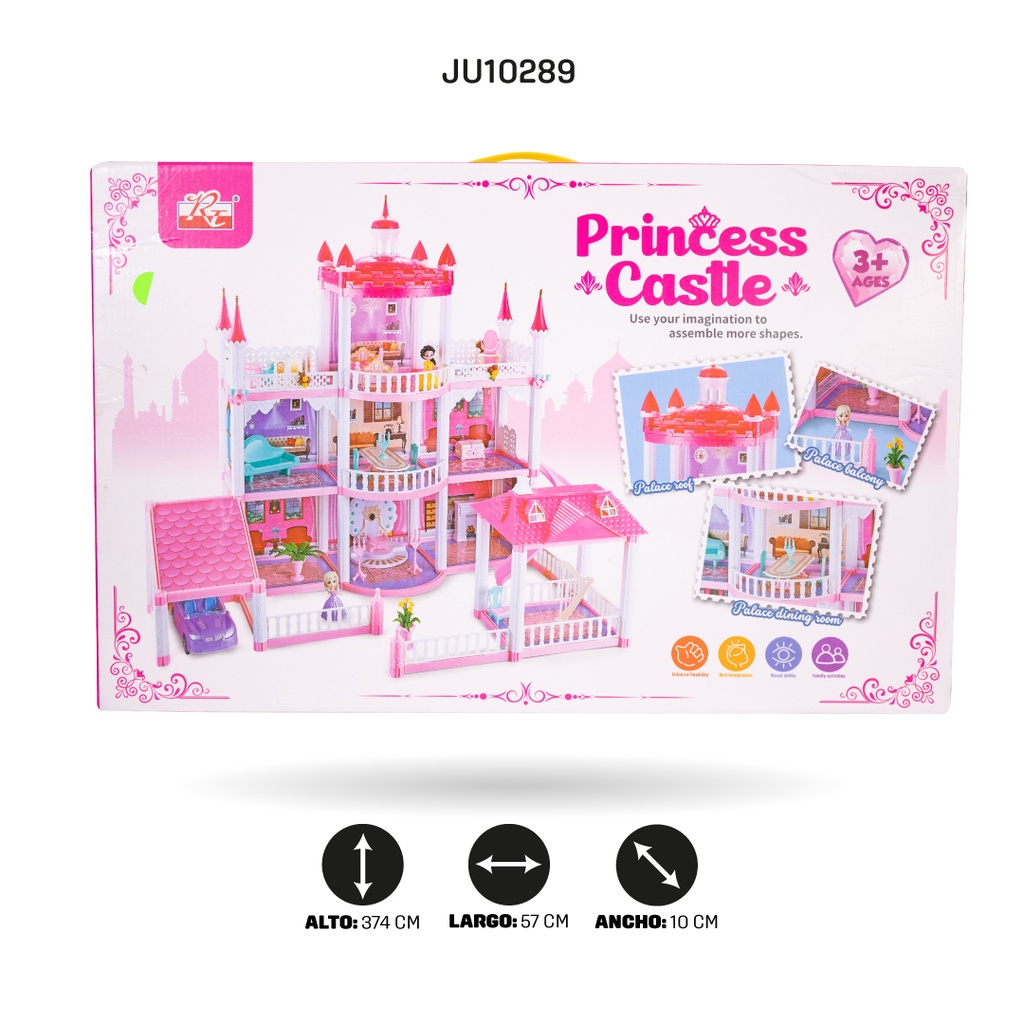 CASTILLO DE PRINCESAS CON ACCESORIOS [939]