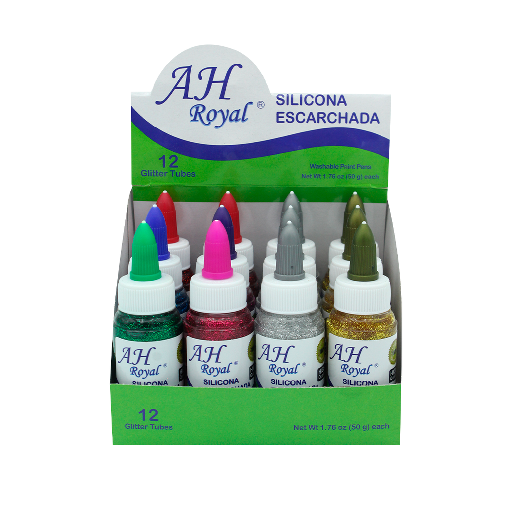 SILICONA AH ROYAL SURTIDA ESCARCHADA  X 50GRS [PAC50204-580]