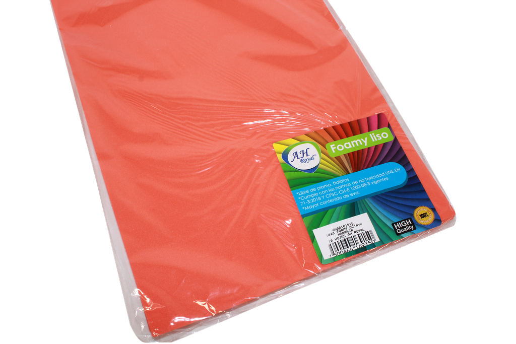 FOAMY 1/8 AH ROYAL NARANJA X 10 UNDS [AH80101515-PAC0011]