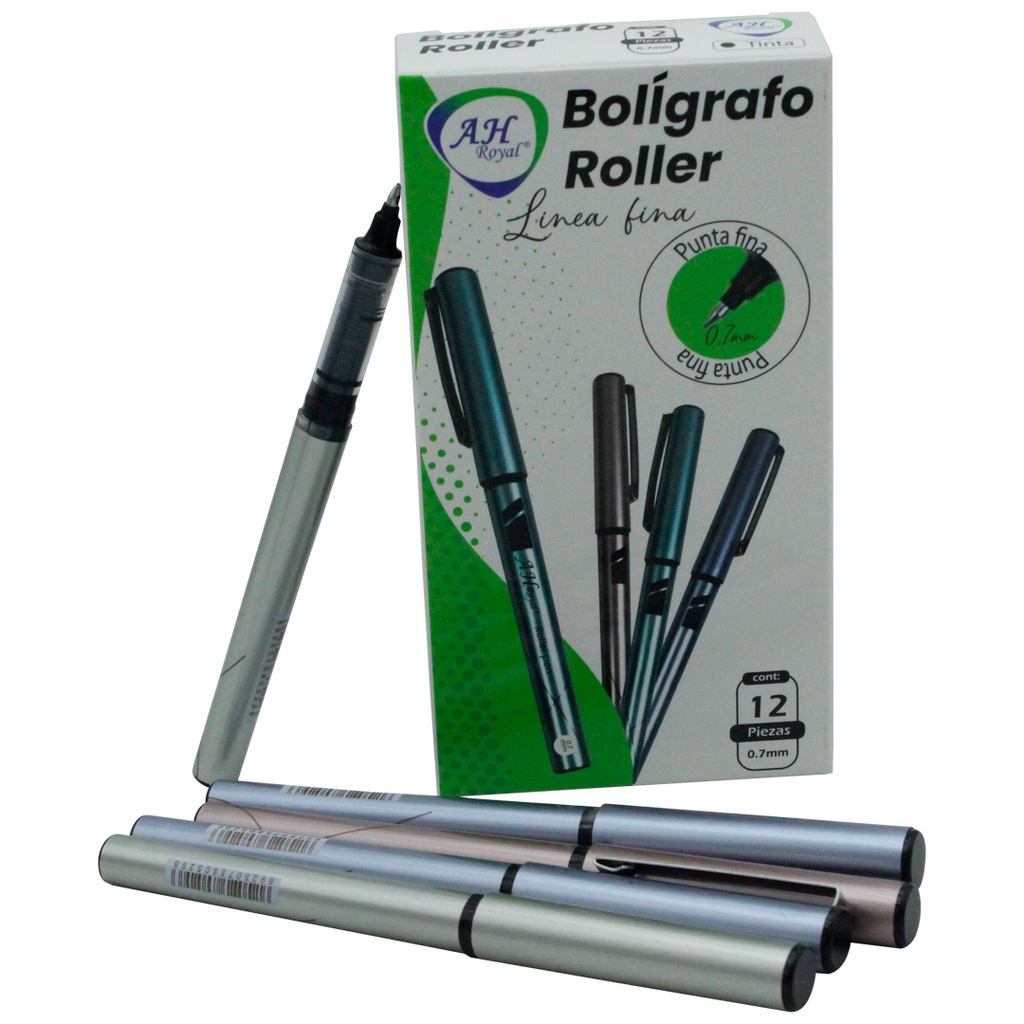 BOLIGRAFO ROLLER AH ROYAL  0.7MM DISPLEY X12 UND [PAC3624]