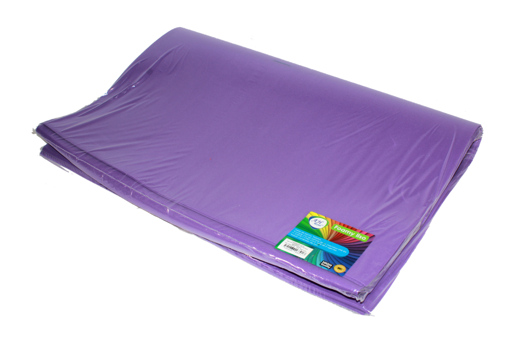 FOAMY PLIEGO AH ROYAL MORADO  X 10 UNDS [AH50101415-PAC40246]