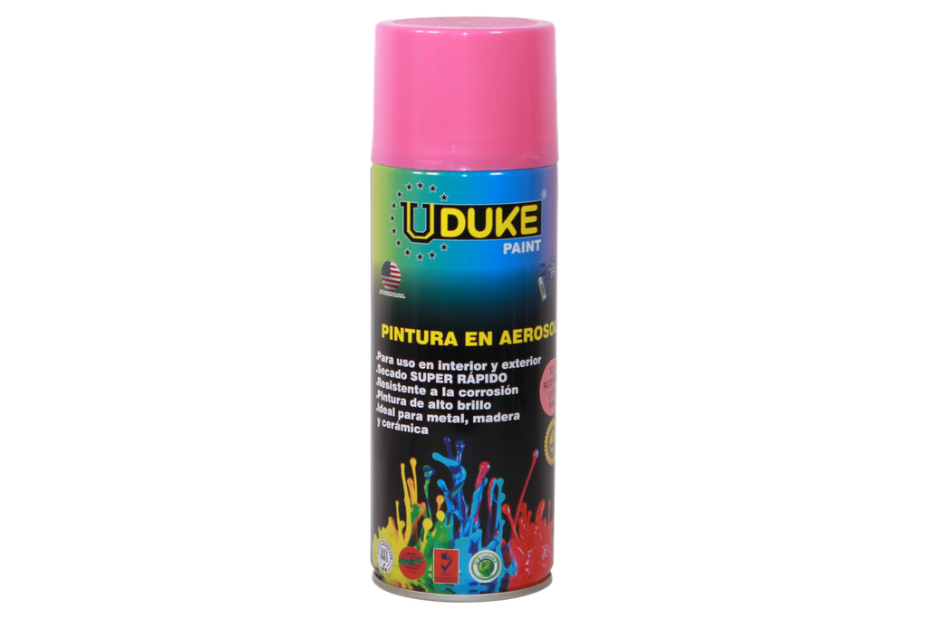 PINTURA AEROSOL UDUKE ROSADO MEDIO EXTRA GRANDE 400ML [313-(HT40213)]