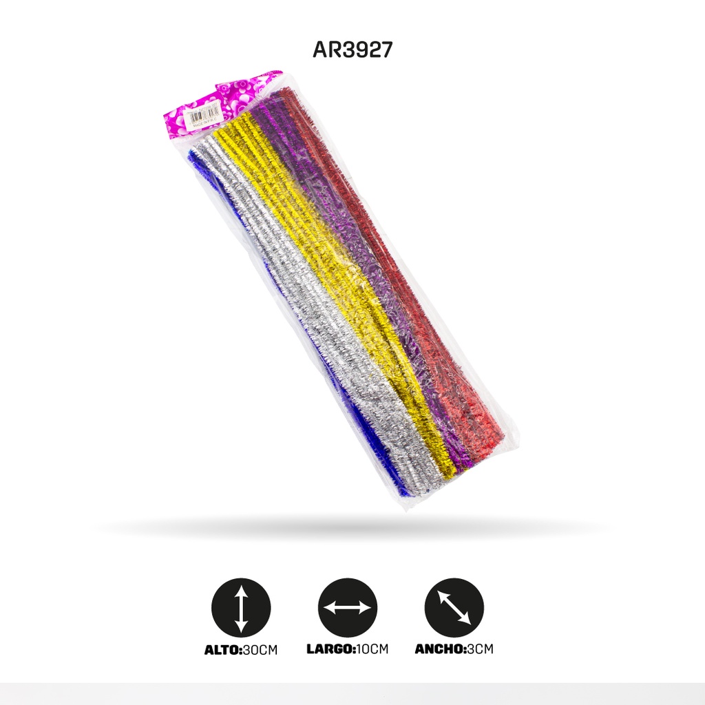 CHELINES  BRILLANTES COLORES SURTIDOS X100 UND[PAC70386-3927]