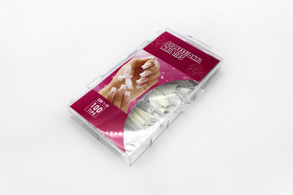 UÑA BLANCA BLANCA TIPO SONRISA ESTILETTO X100 [PAC90539-1110]