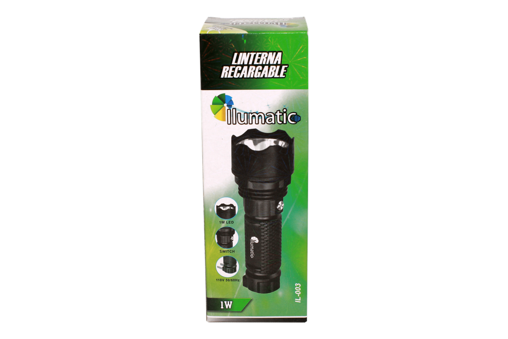 LINTERNA RECARGABLE 1 LED 1 W 450MAH X120 [IL-003]